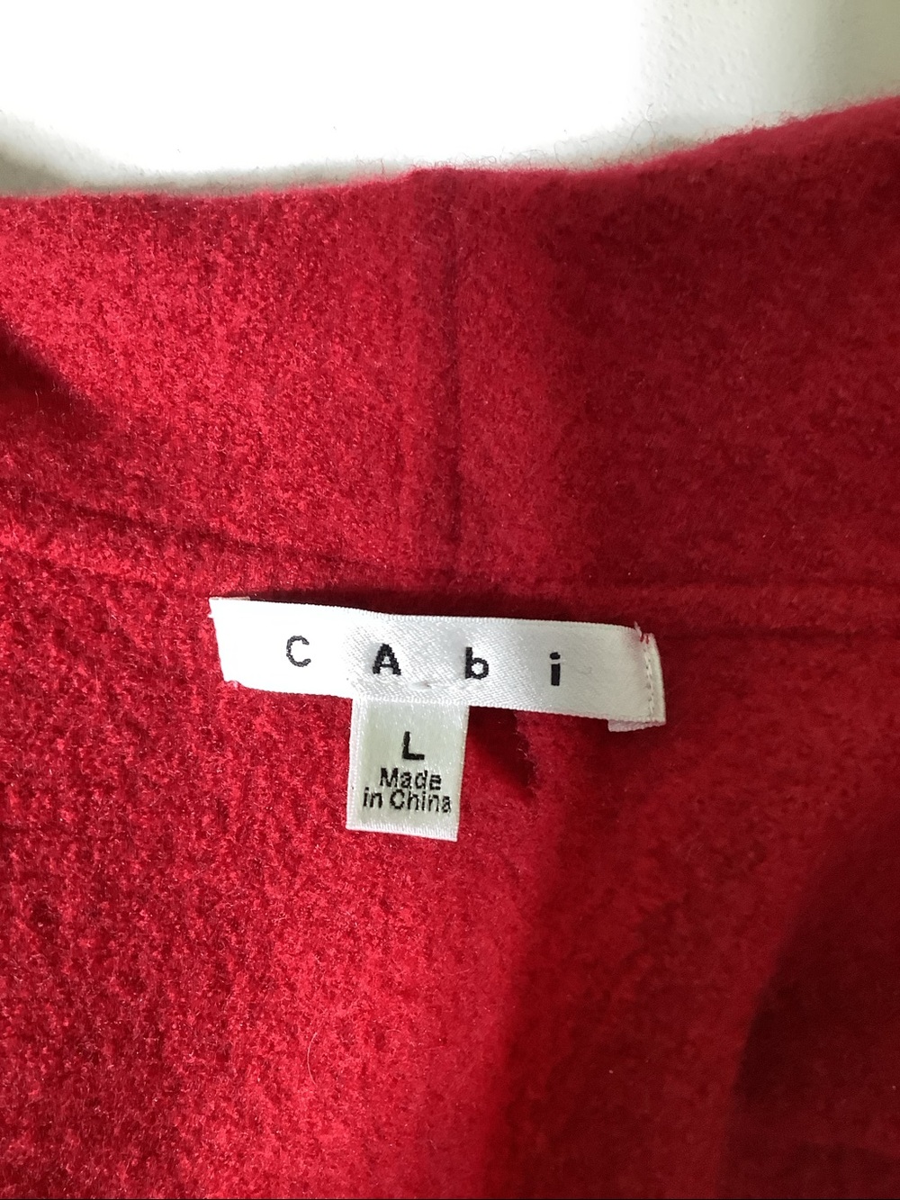 Cabi 100% wool red jacket, size large - Picture 5 of 6